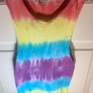 Tie-Dye Tank Top Woman's Size Large